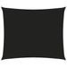 Voile de parasol Tissu Oxford rectangulaire 3,5x4,5 m Noir - Photo n°1