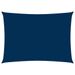 Voile de parasol Tissu Oxford rectangulaire 3,5x5 m Bleu - Photo n°1