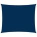Voile de parasol Tissu Oxford rectangulaire 3x4,5 m Bleu - Photo n°1