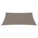 Voile de parasol Tissu Oxford rectangulaire 3x4 m Taupe - Photo n°3