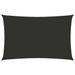 Voile de parasol Tissu Oxford rectangulaire 3x6 m Anthracite - Photo n°1