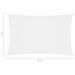 Voile de parasol Tissu Oxford rectangulaire 3x6 m Blanc - Photo n°6