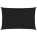 Voile de parasol Tissu Oxford rectangulaire 3x6 m Noir - Photo n°1