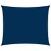 Voile de parasol Tissu Oxford rectangulaire 4x5 m Bleu - Photo n°1