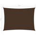 Voile de parasol Tissu Oxford rectangulaire 4x5 m Marron - Photo n°6