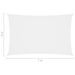 Voile de parasol Tissu Oxford rectangulaire 4x7 m Blanc - Photo n°6