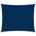 Voile de parasol Tissu Oxford rectangulaire 5x6 m Bleu - Photo n°1