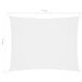 Voile de parasol Tissu Oxford rectangulaire 5x7 m Blanc - Photo n°6