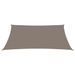 Voile de parasol Tissu Oxford rectangulaire 5x7 m Taupe - Photo n°2