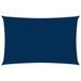 Voile de parasol Tissu Oxford rectangulaire 5x8 m Bleu - Photo n°1