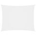 Voile de parasol Tissu Oxford rectangulaire 6x7 m Blanc - Photo n°1