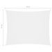 Voile de parasol Tissu Oxford rectangulaire 6x8 m Blanc - Photo n°6