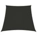 Voile de parasol Tissu Oxford trapèze 3/4x2 m Anthracite - Photo n°1