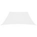 Voile de parasol Tissu Oxford trapèze 3/4x2 m Blanc - Photo n°3