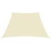 Voile de parasol Tissu Oxford trapèze 3/4x2 m Crème - Photo n°3