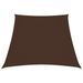 Voile de parasol Tissu Oxford trapèze 3/4x2 m Marron - Photo n°1