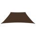 Voile de parasol Tissu Oxford trapèze 3/4x2 m Marron - Photo n°3