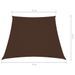 Voile de parasol Tissu Oxford trapèze 3/4x2 m Marron - Photo n°6