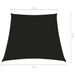 Voile de parasol Tissu Oxford trapèze 3/4x2 m Noir - Photo n°6