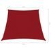 Voile de parasol Tissu Oxford trapèze 3/4x2 m Rouge - Photo n°6