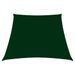 Voile de parasol Tissu Oxford trapèze 3/4x2 m Vert foncé - Photo n°1