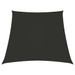 Voile de parasol Tissu Oxford trapèze 3/4x3 m Anthracite - Photo n°1