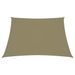 Voile de parasol Tissu Oxford trapèze 3/4x3 m Beige - Photo n°3