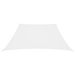 Voile de parasol Tissu Oxford trapèze 3/4x3 m Blanc - Photo n°3