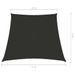 Voile de parasol Tissu Oxford trapèze 4/5x3 m Anthracite - Photo n°6