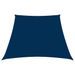 Voile de parasol Tissu Oxford trapèze 4/5x3 m Bleu - Photo n°1