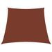 Voile de parasol Tissu Oxford trapèze 4/5x3 m Terre cuite - Photo n°1