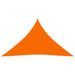 Voile de parasol Tissu Oxford triangulaire 2,5x2,5x3,5 m Orange - Photo n°1