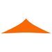 Voile de parasol Tissu Oxford triangulaire 2,5x2,5x3,5 m Orange - Photo n°3