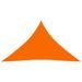 Voile de parasol Tissu Oxford triangulaire 3,5x3,5x4,9 m Orange - Photo n°1
