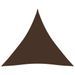 Voile de parasol Tissu Oxford triangulaire 3,6x3,6x3,6 m Marron - Photo n°1