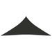 Voile de parasol Tissu Oxford triangulaire 3x3x3 m Anthracite - Photo n°3