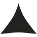 Voile de parasol Tissu Oxford triangulaire 3x3x3 m Noir - Photo n°1