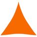 Voile de parasol Tissu Oxford triangulaire 3x3x3 m Orange - Photo n°1