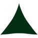 Voile de parasol Tissu Oxford triangulaire 3x3x3 m Vert foncé - Photo n°1