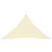 Voile de parasol Tissu Oxford triangulaire 3x3x4,24 m Crème - Photo n°1