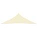 Voile de parasol Tissu Oxford triangulaire 3x3x4,24 m Crème - Photo n°3