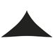 Voile de parasol Tissu Oxford triangulaire 3x3x4,24 m Noir - Photo n°1