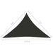 Voile de parasol Tissu Oxford triangulaire 3x3x4,24m Anthracite - Photo n°6