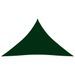 Voile de parasol Tissu Oxford triangulaire 3x3x4,24m Vert foncé - Photo n°1