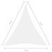 Voile de parasol Tissu Oxford triangulaire 3x4x4 m Blanc - Photo n°6