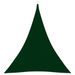 Voile de parasol Tissu Oxford triangulaire 3x4x4 m Vert foncé - Photo n°1