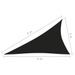 Voile de parasol Tissu Oxford triangulaire 3x4x5 m Noir - Photo n°6