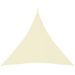 Voile de parasol Tissu Oxford triangulaire 4,5x4,5x4,5 m Crème - Photo n°1