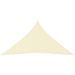 Voile de parasol Tissu Oxford triangulaire 4,5x4,5x4,5 m Crème - Photo n°3