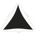 Voile de parasol Tissu Oxford triangulaire 4,5x4,5x4,5 m Noir - Photo n°6